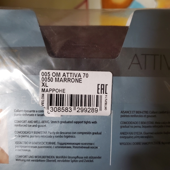 Omsa Tights XL Marrone 70 Den - Picture 3 of 4